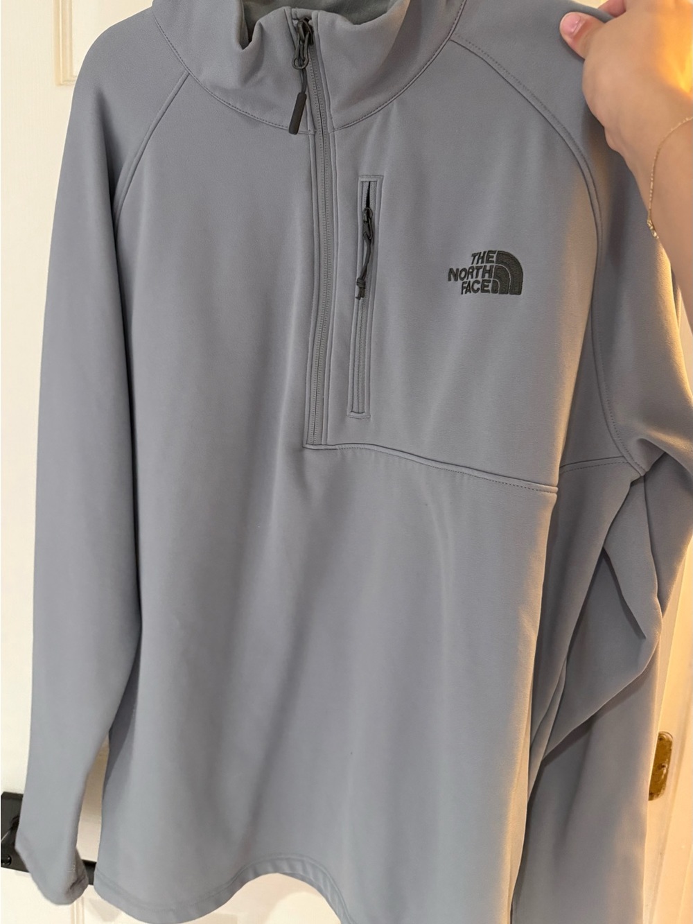 The North Face Men’s Gray Half-Zip Performance Pullover